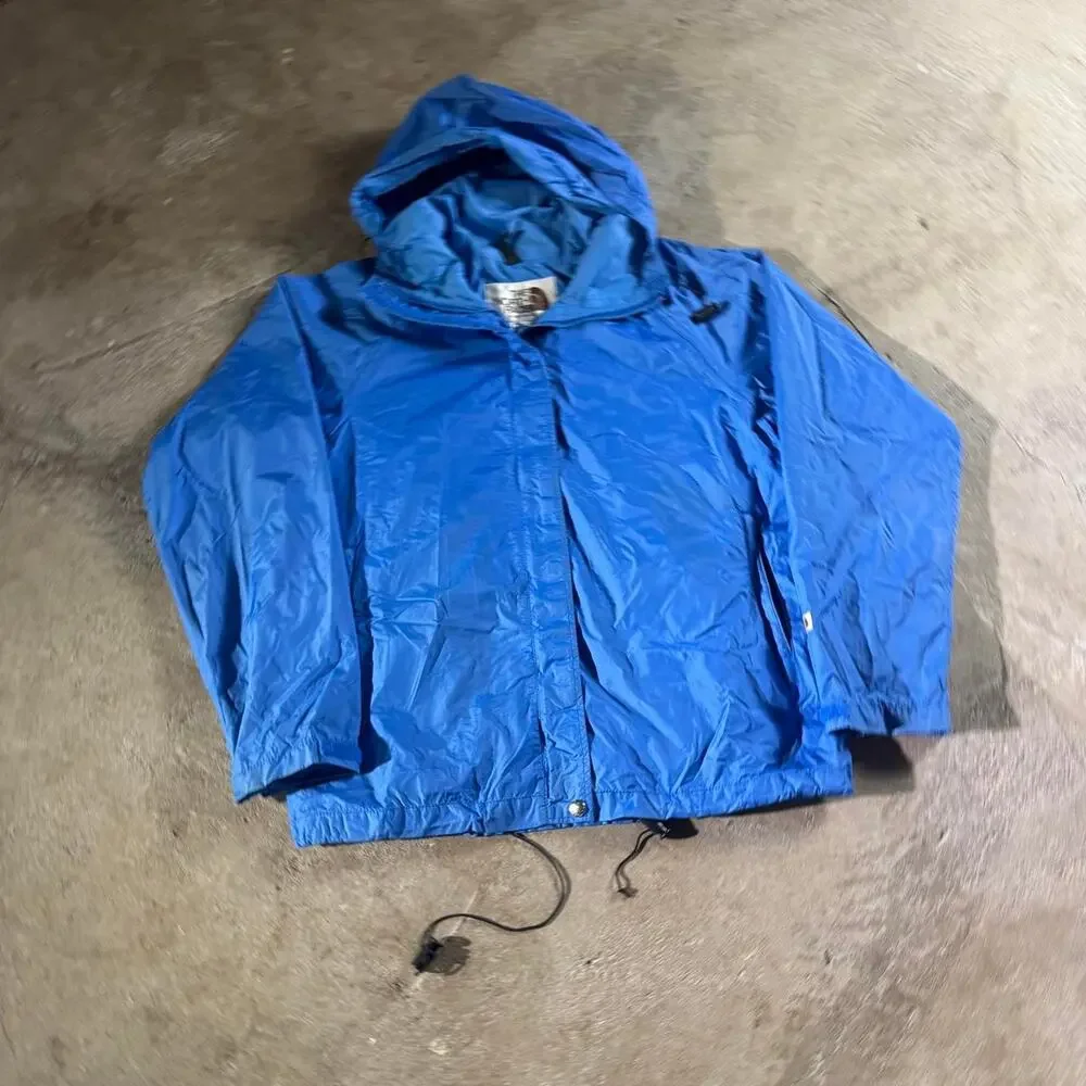 Vintage 80’s 90’s The North Face Blue Gore-Tex Rain Jacket